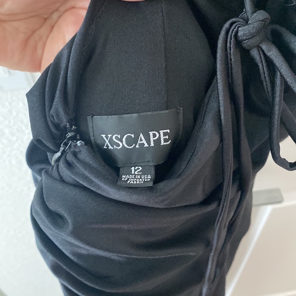 Xscape Ruched Trumpet Gown - Picture 4 of 4